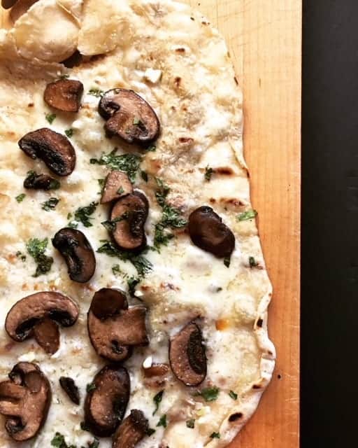 Mushroom and Herb Pizza
